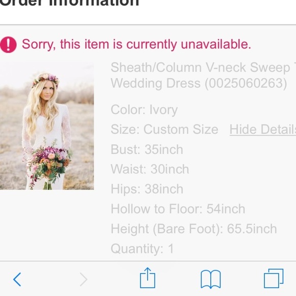 Ivory Lace Wedding dress - Picture 2 of 12